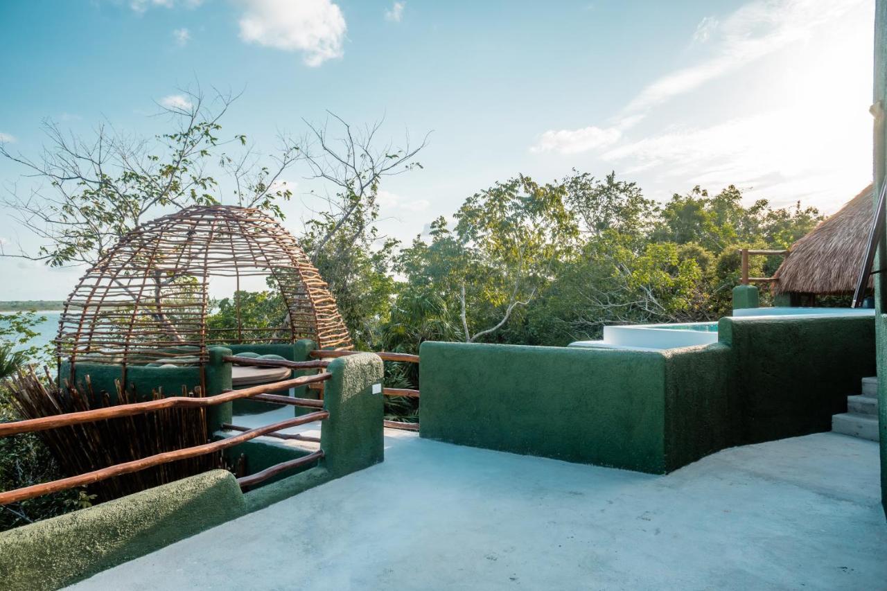 Villa Casa Pibe, Private Jacuzzi, Pier And Rooftop Bacalar Exterior foto
