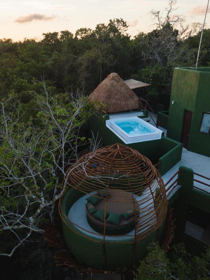 Villa Casa Pibe, Private Jacuzzi, Pier And Rooftop Bacalar Exterior foto